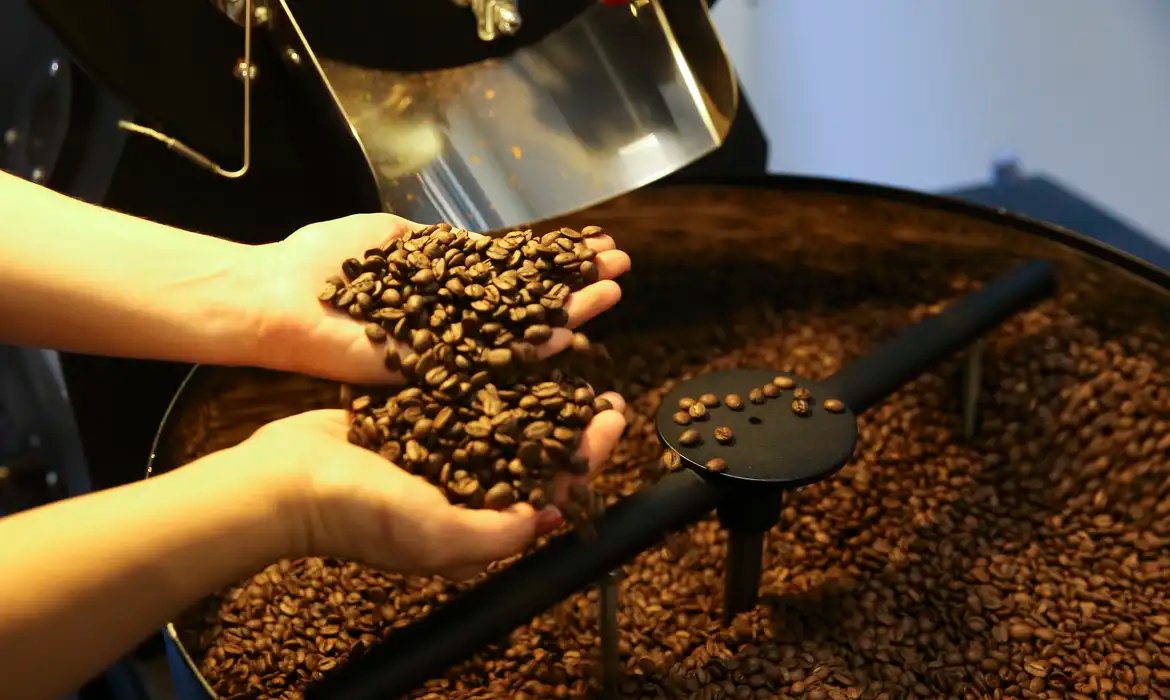 Exportação de café do Brasil cai em 2025, mas bate recorde em receita
