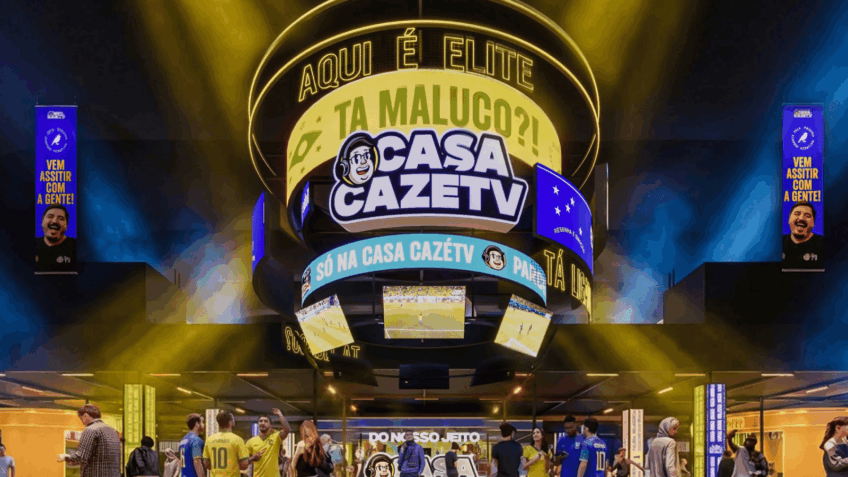 Casa CazéTV confirma 6 patrocinadores durante Copa do Mundo