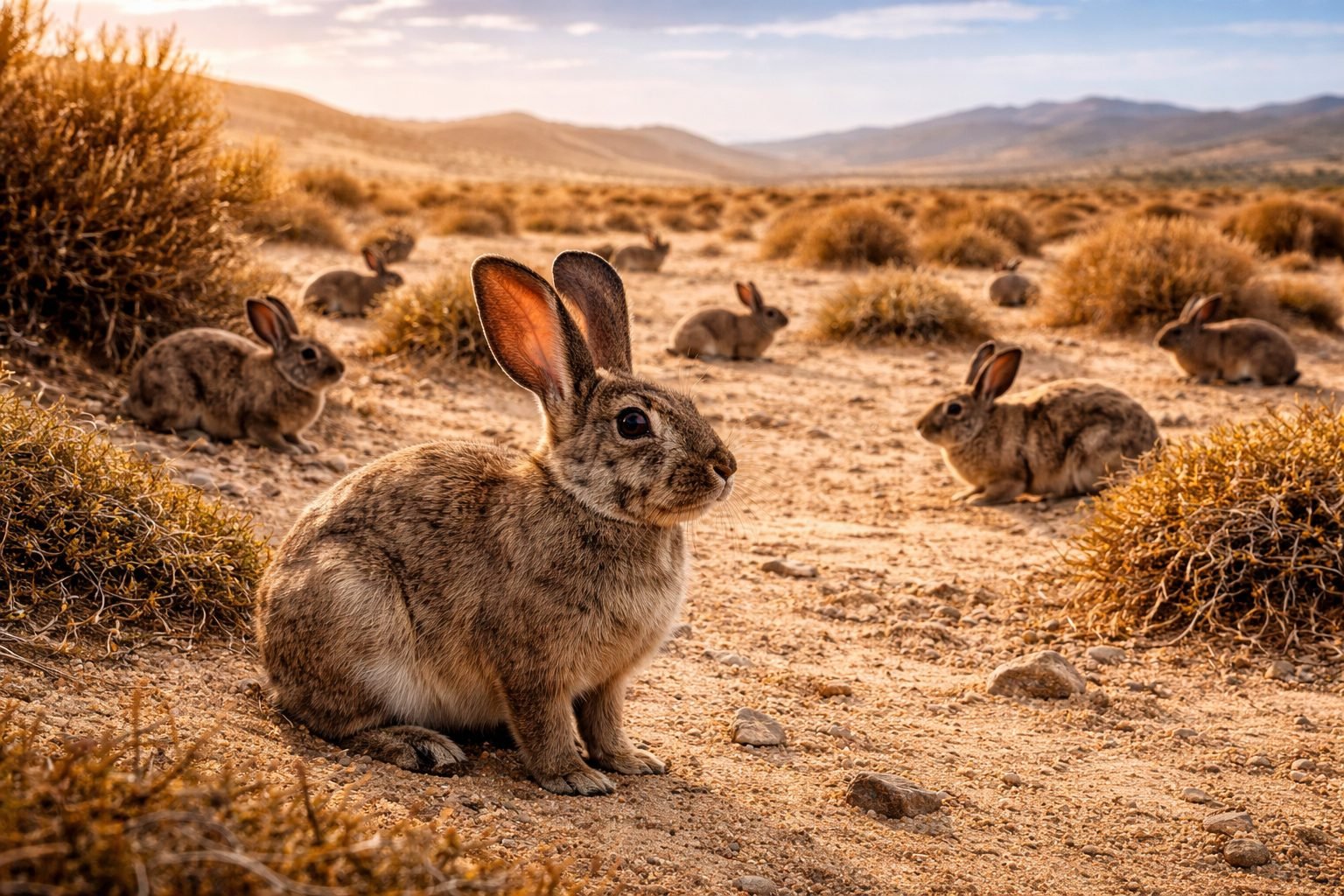 China soltou 1,2 milhão de coelhos no deserto de Kubuqi e o impossível aconteceu
