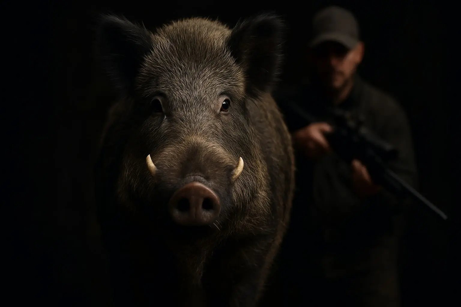 Caçadores são contratados para reduzir população de javalis após enchentes