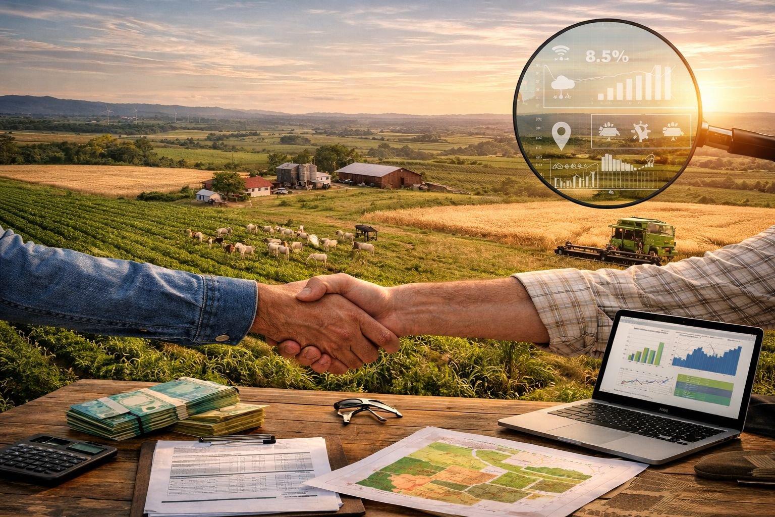 O mercado de terras travou? Dados mostram uma corrida silenciosa por fazendas no Brasil