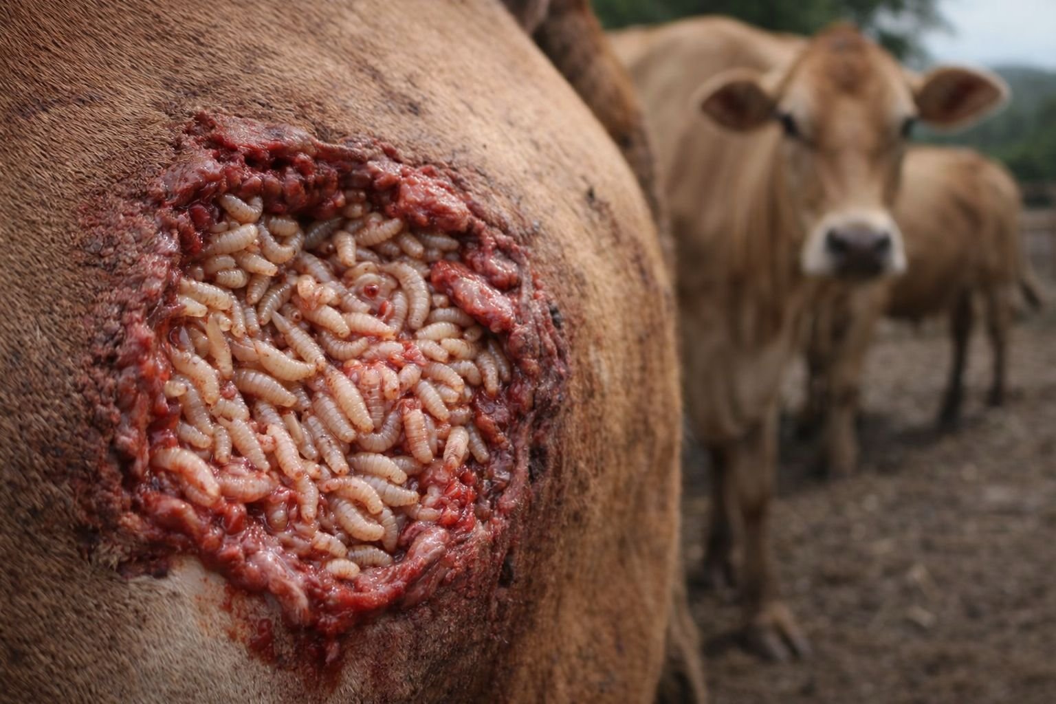 Praga que devora carne viva acende alerta na pecuária; Bicheira do Novo Mundo não é infecção