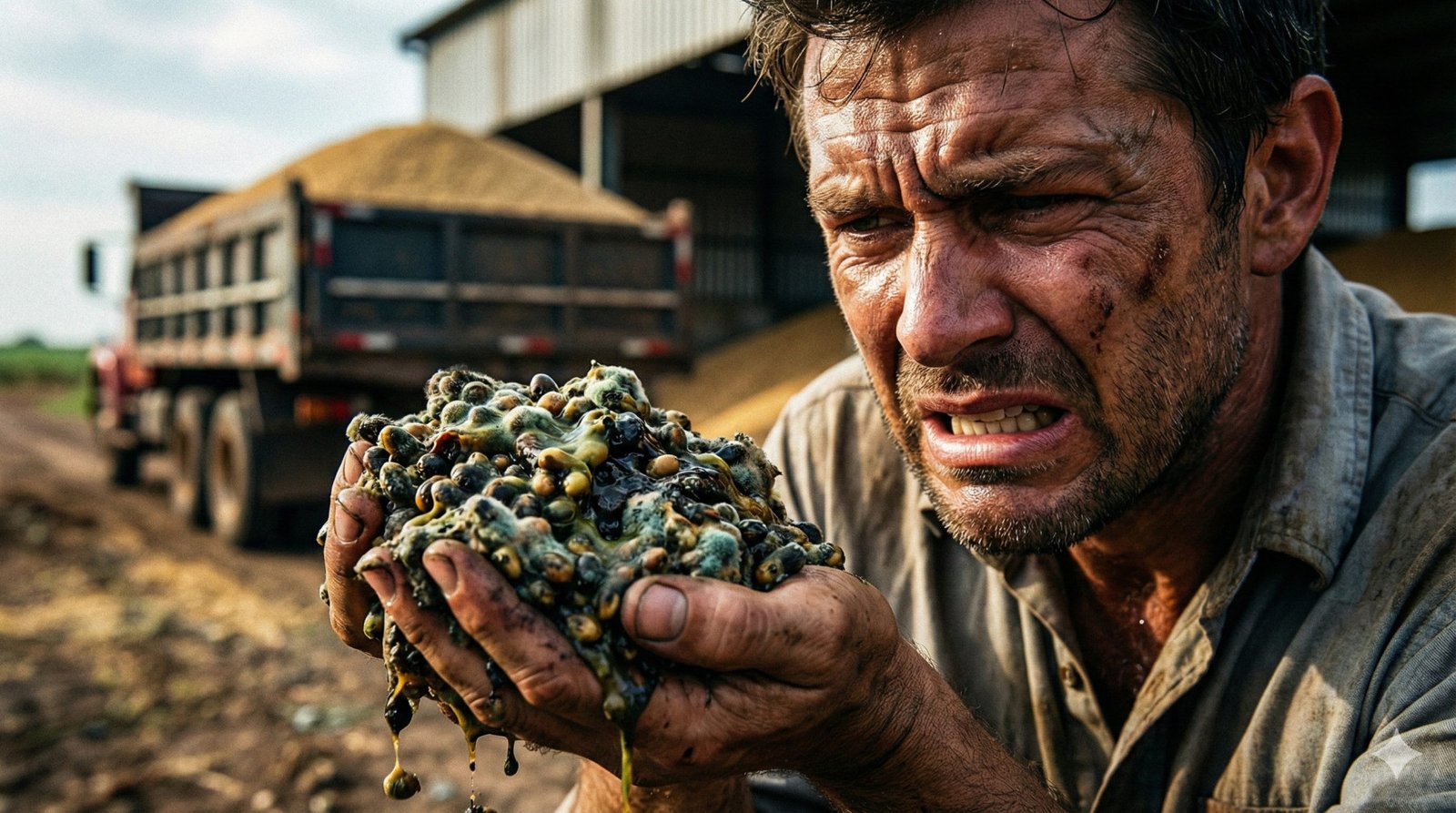 Como não fazer sua soja ‘derreter’ na chuva; cargas chegando com 55% de estragos assustam agriculores