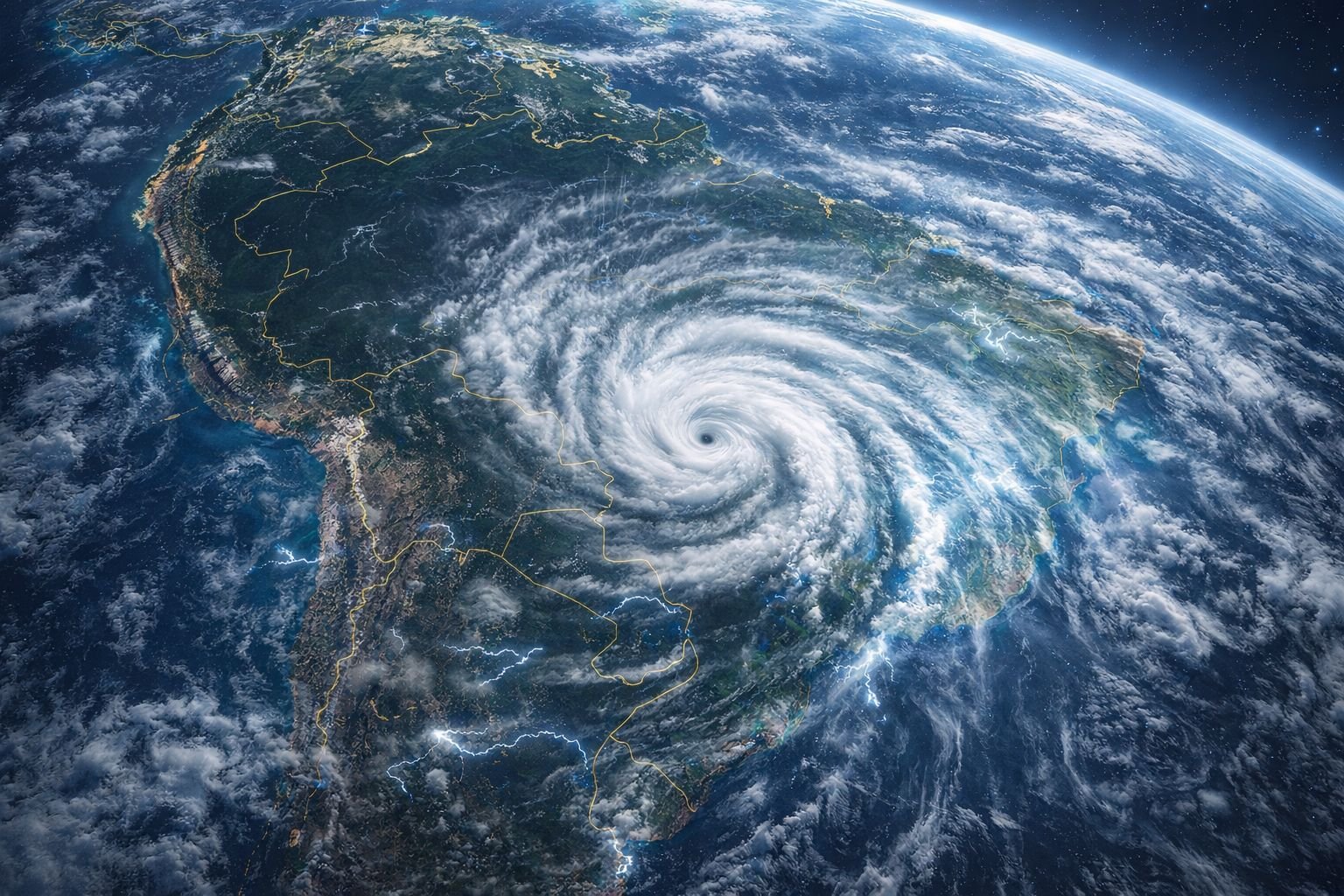 ALERTA MÁXIMO: Brasil entra na rota de chuva de 200 mm e risco de temporais nesta semana