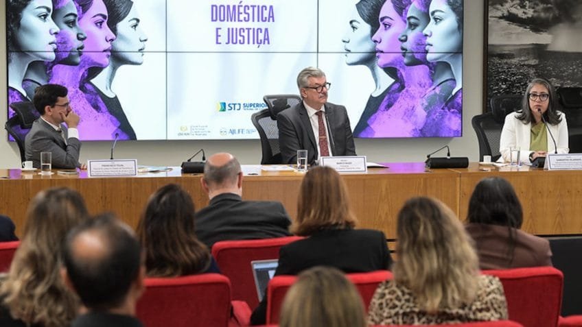 Ministro afastado pelo STJ falou em palestra de violência contra a mulher