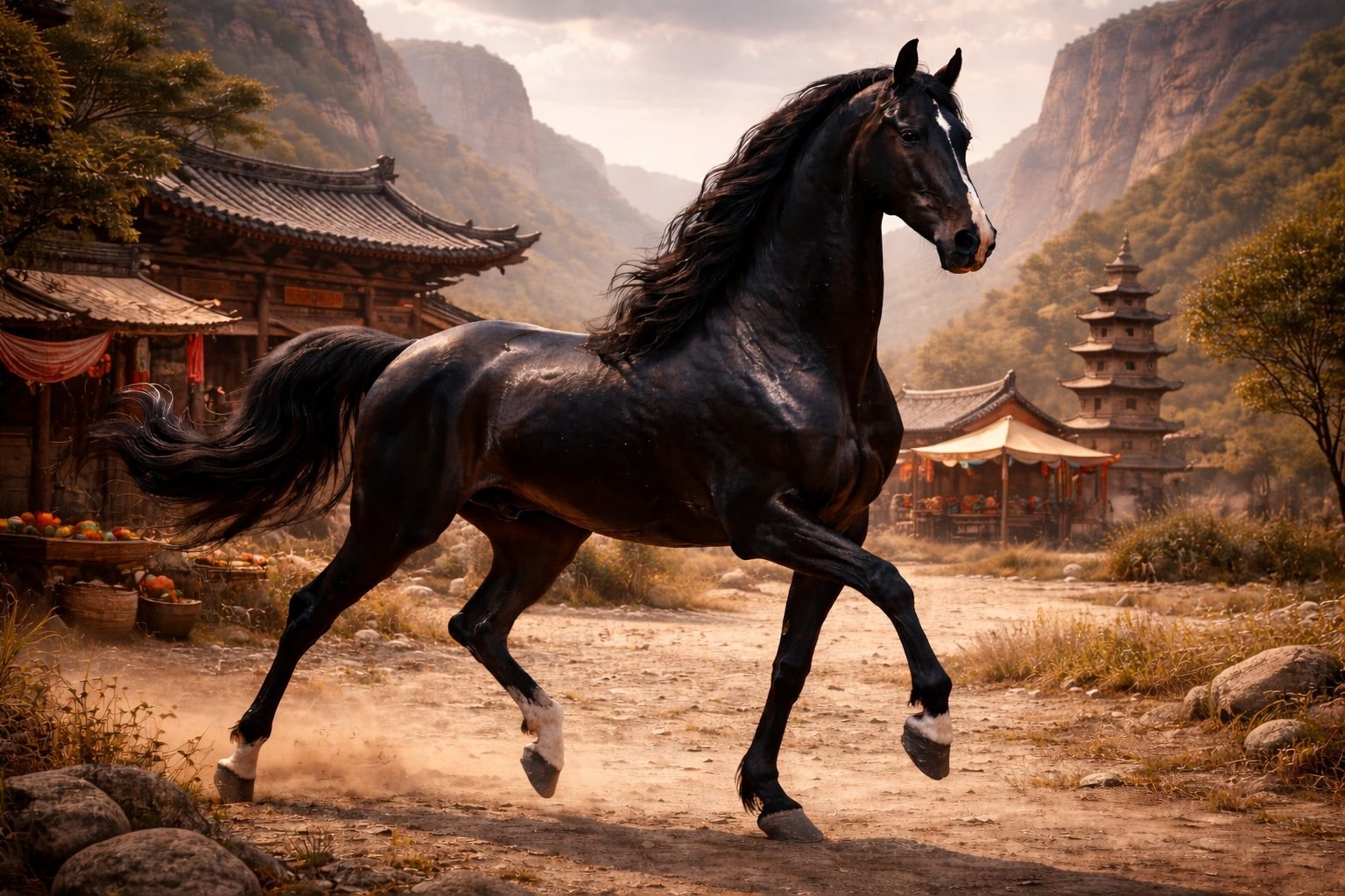 Fergana: os cavalos celestiais que “suavam sangue” e foram tratados como divinos — eles ainda existem?