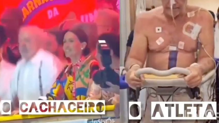 Internautas comparam Lula e Bolsonaro e ironizam ex-presidente