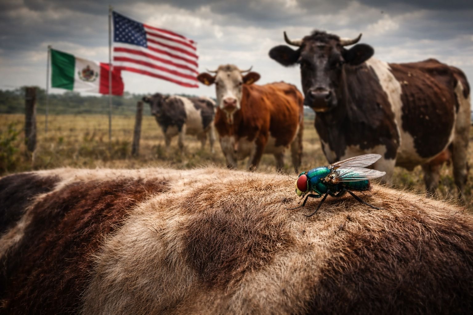 Praga mortal avança do México e ameaça carne dos EUA; impacto pode chegar a US$ 1,8 bilhão