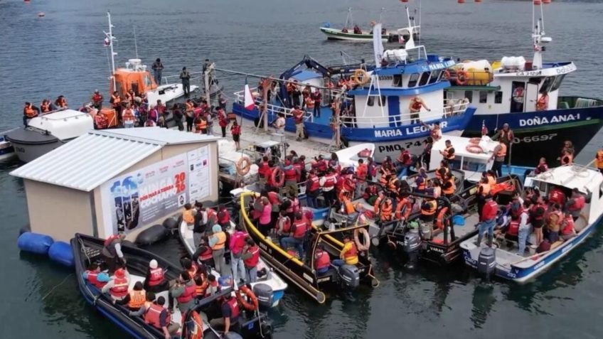 Chilenos transportam casa por água e terra, em tradição centenária