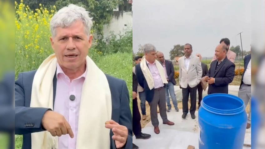 Na Índia, Paulo Teixeira visita instituto de agroecologia