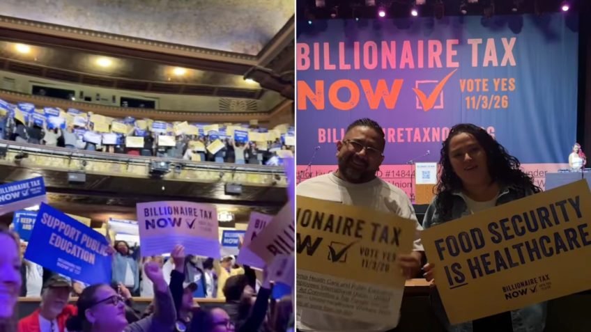 Campanha quer taxar bilionários em 5% na Califórnia