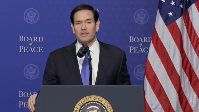 Não há alternativa ao Conselho da Paz para Gaza, diz Rubio