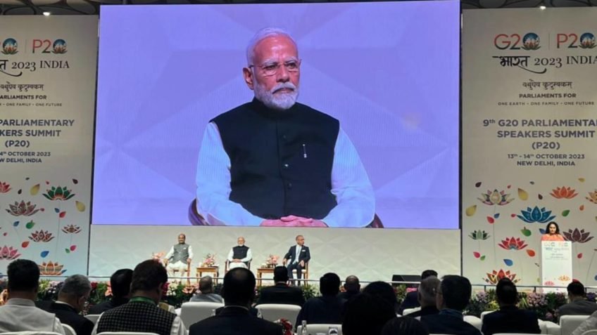 Modi propõe criação de “marca d'água” global de IA