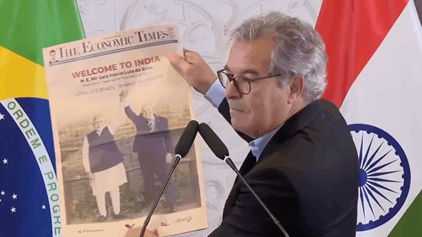 Viana destaca capa de jornal patrocinada pela Vale na Índia