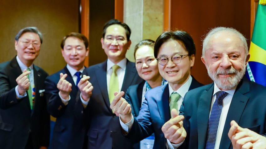Lula se encontra com homem mais rico da Coreia do Sul