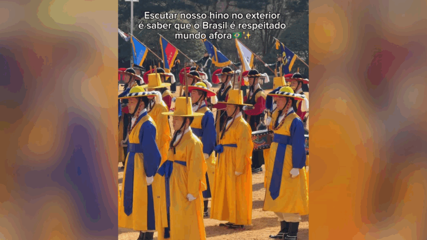 Governo diz que ouvir o Hino brasileiro na Coreia parecia cena de K-drama