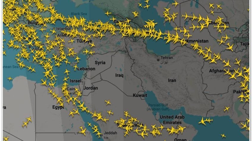 Saiba o que as aéreas farão com os voos para o Oriente Médio