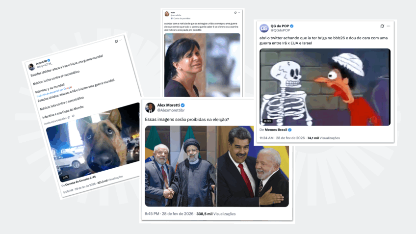 Conflito entre EUA, Israel e Irã vira meme nas redes