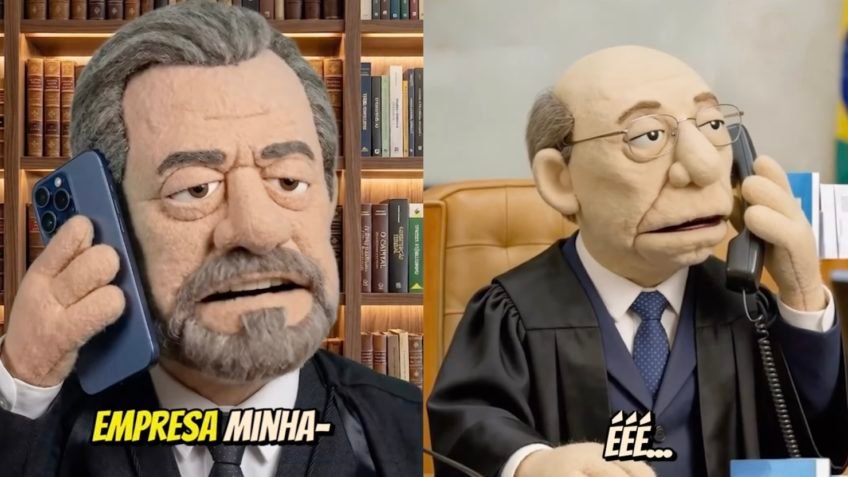 Zema divulga sátira com fantoches de Toffoli e Gilmar sobre caso Master