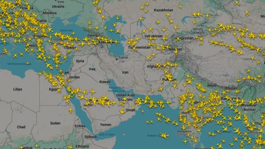 Companhias aéreas mantém cancelamentos no Oriente Médio