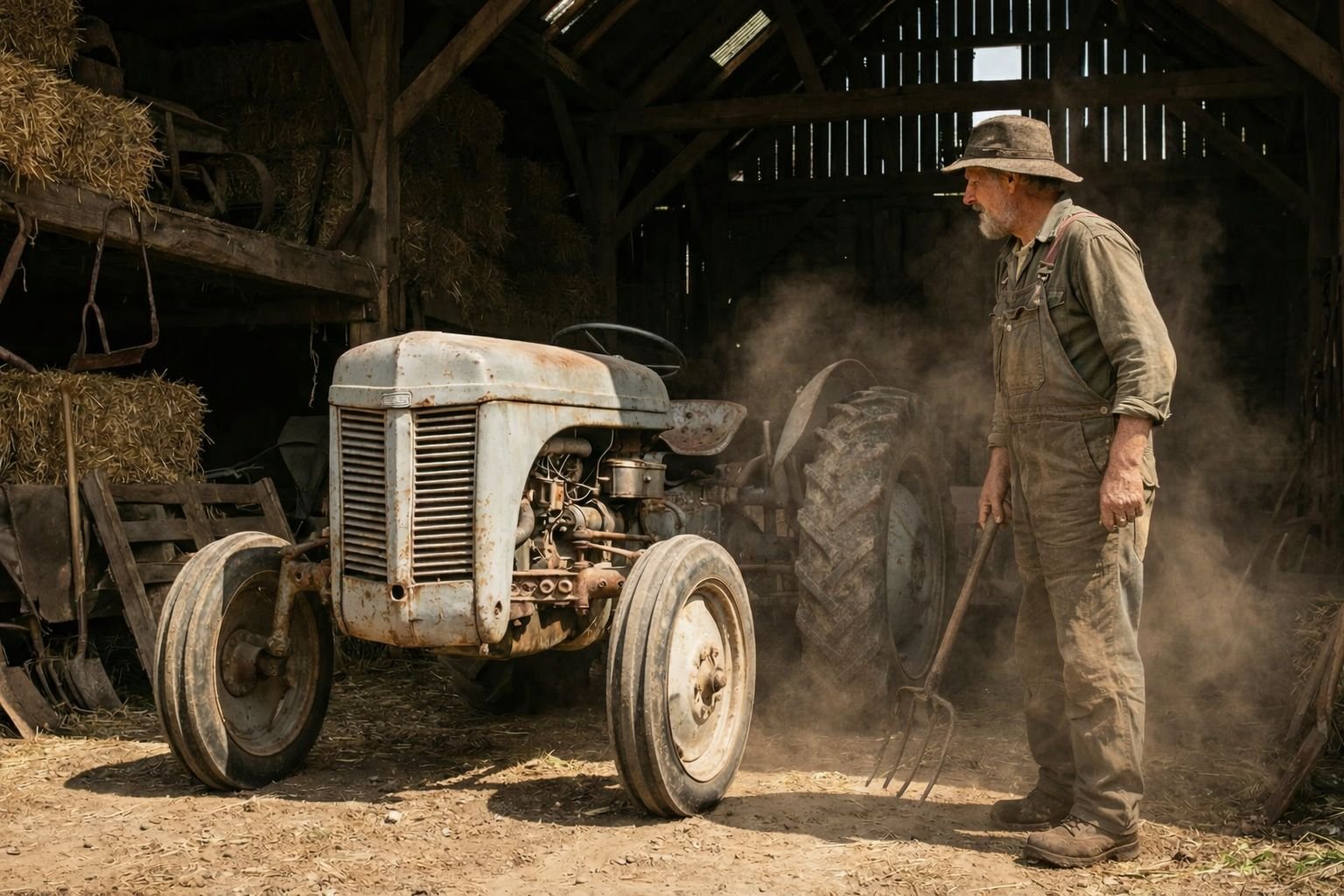 Trator de 1948 volta ao campo após 80 anos e surpreende ao encarar trabalho pesado; vídeo