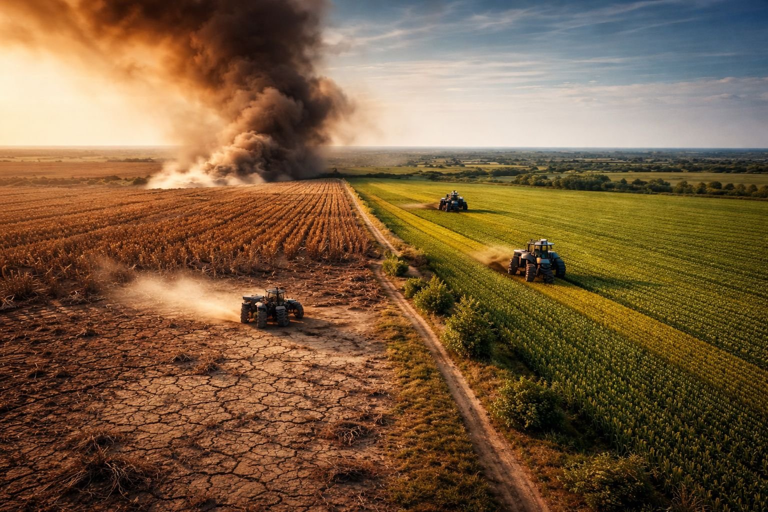 Mapa revela onde terras agrícolas podem perder até 60% do valor nas próximas décadas