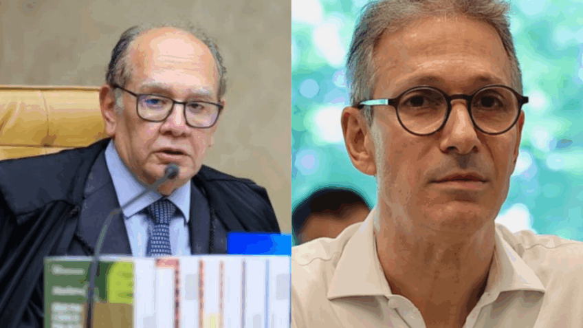Gilmar Mendes acusa Zema de colapso econômico em MG