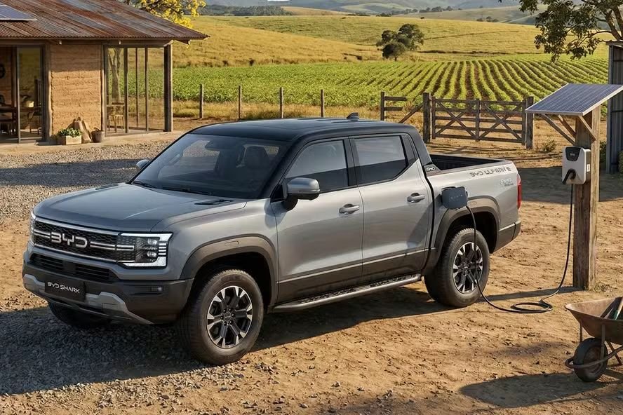 Fim da Hilux? BYD prepara nova picape média mais barata que Shark para o Brasil