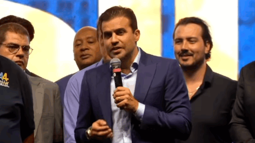 Pablo Marçal se filia ao União Brasil e pede perdão a Tarcísio