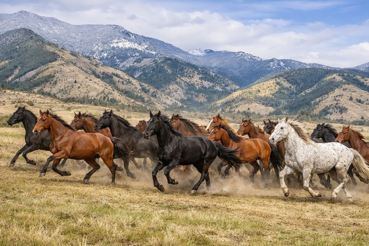 Cavalos e gado selvagens ajudam a restaurar ecossistemas e aumentar a biodiversidade, revela estudo