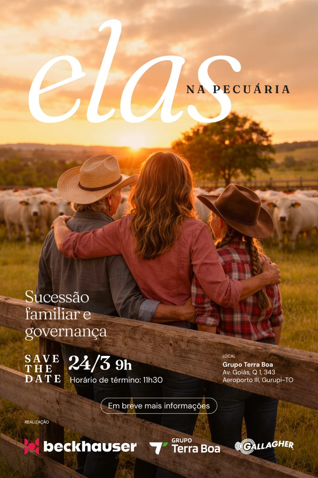 Tocantins receberá encontro de mulheres para debater governança e sucessão familiar na pecuária brasileira