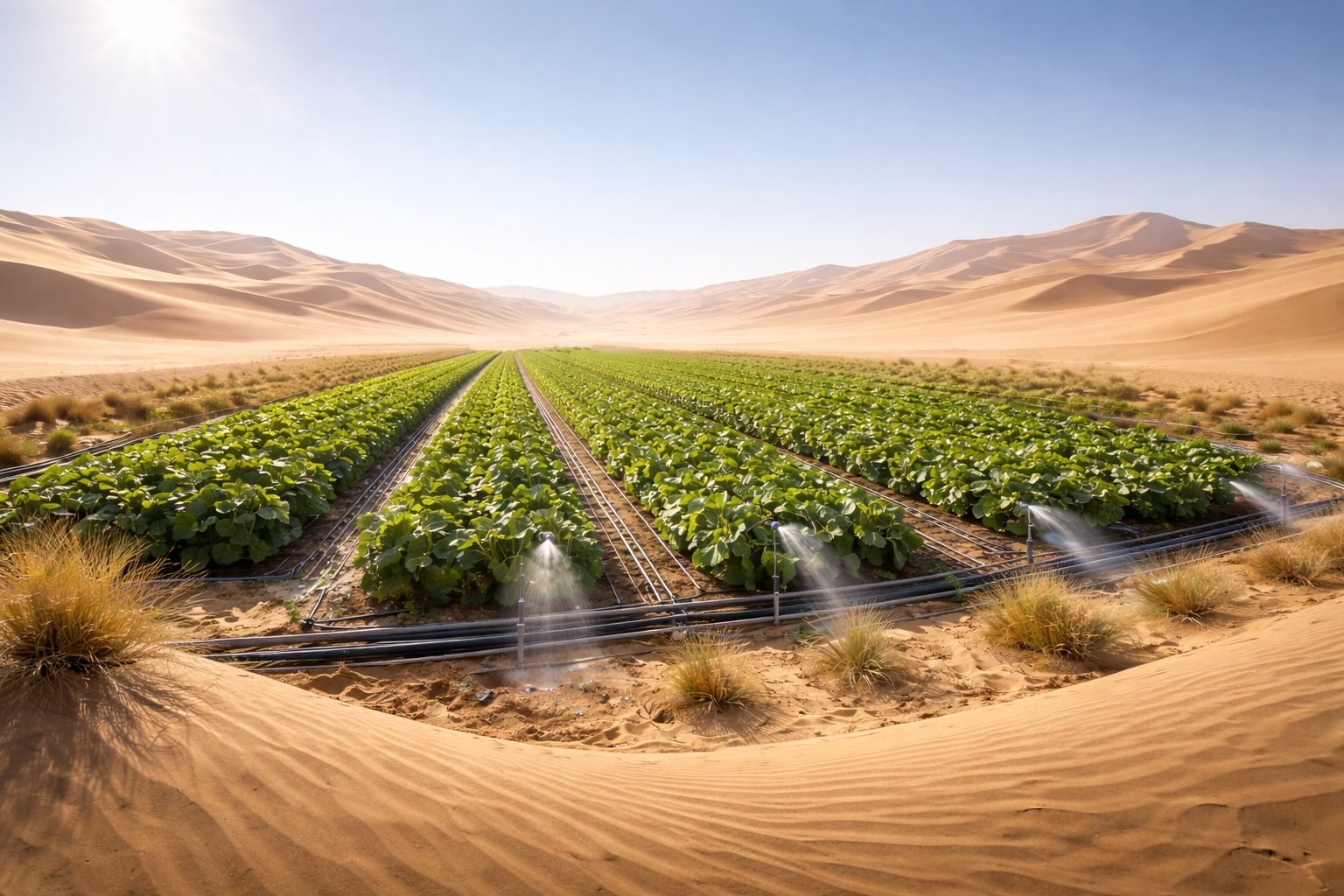Emirados Árabes investem bilhões em tecnologia agrícola para garantir alimentos usando o deserto