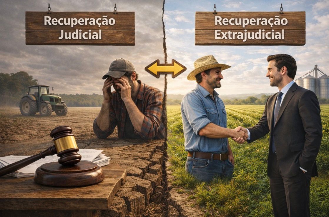 Nem toda crise precisa virar recuperação judicial: o agro começa a olhar para a recuperação extrajudicial