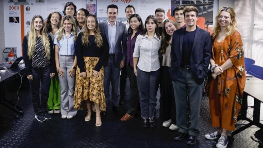 Ministro das Cidades dá palestra para os trainees do Poder360