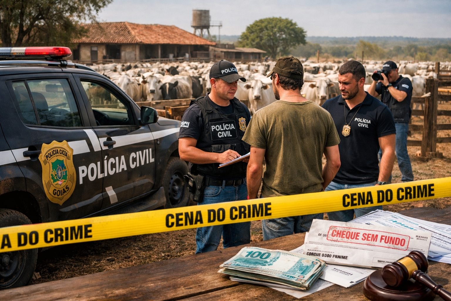 Golpe do gado: empresário é investigado por movimentar R$ 4 milhões e deixar pecuaristas no prejuízo em Goiás