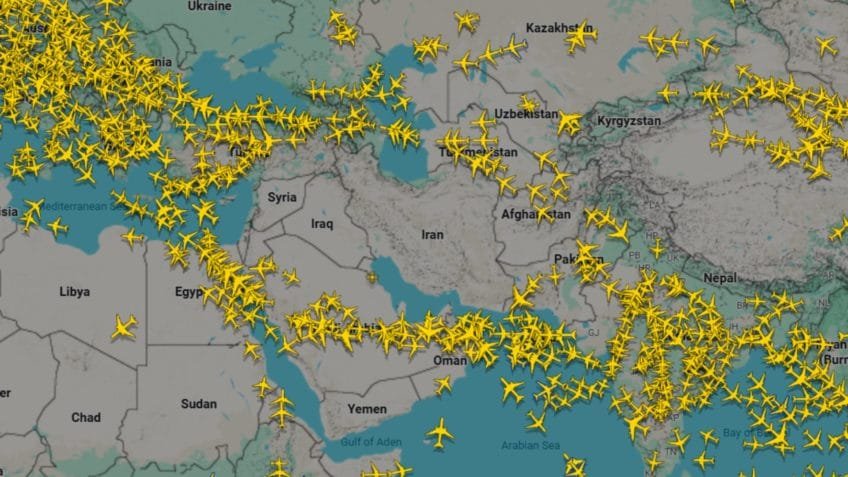 Cancelamentos de voos no Oriente Médio seguem nesta 6ª feira