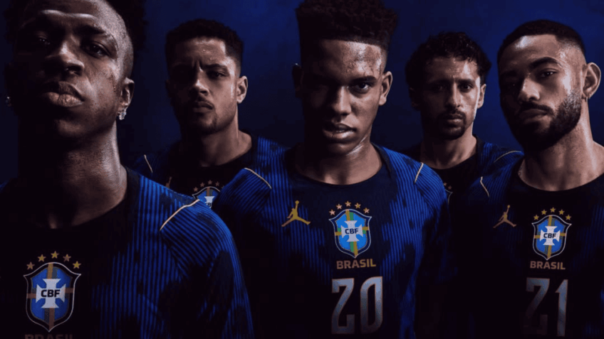 Seleção brasileira lança camisa azul para a Copa do Mundo