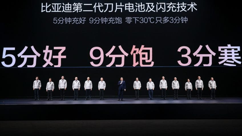 BYD apresenta nova bateria com autonomia de 1.000 km