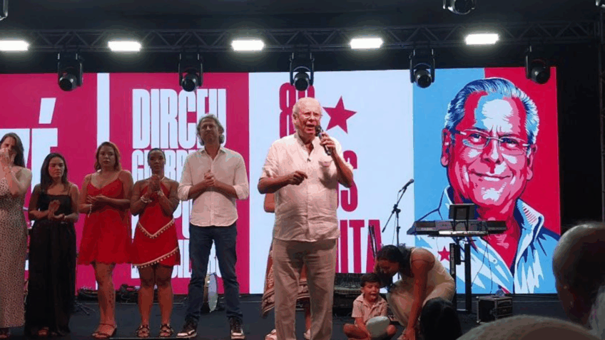 Dirceu diz que candidatura de Flávio é uma aliança com a guerra