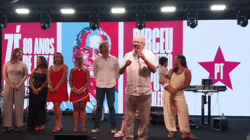 José Dirceu associa caso Master à família Bolsonaro