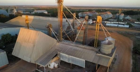 Complexo industrial de grãos com área de 58 mil m² em Diamantino vai a leilão por R$ 23 milhões