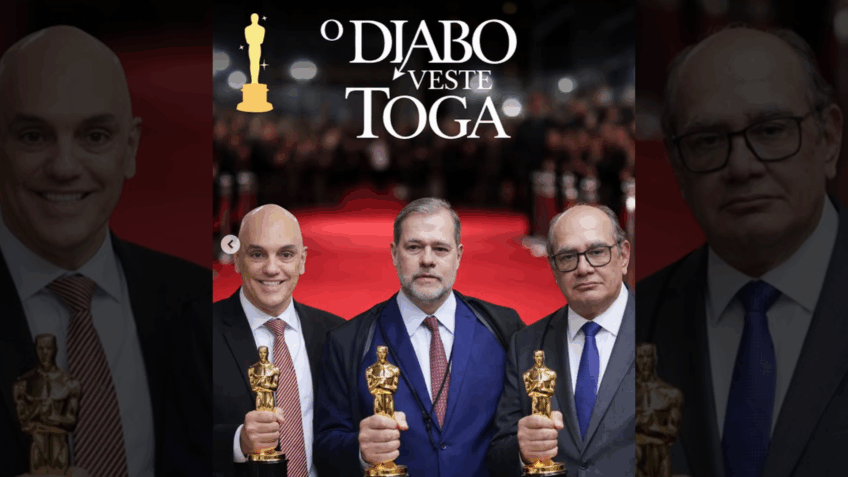 Deltan ironiza Moraes, Gilmar e Toffoli com memes do Oscar