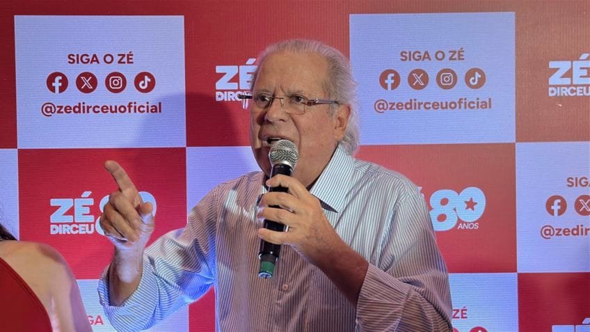 Em aniversário de 80 anos, Zé Dirceu fala em “revolução” contra Flávio