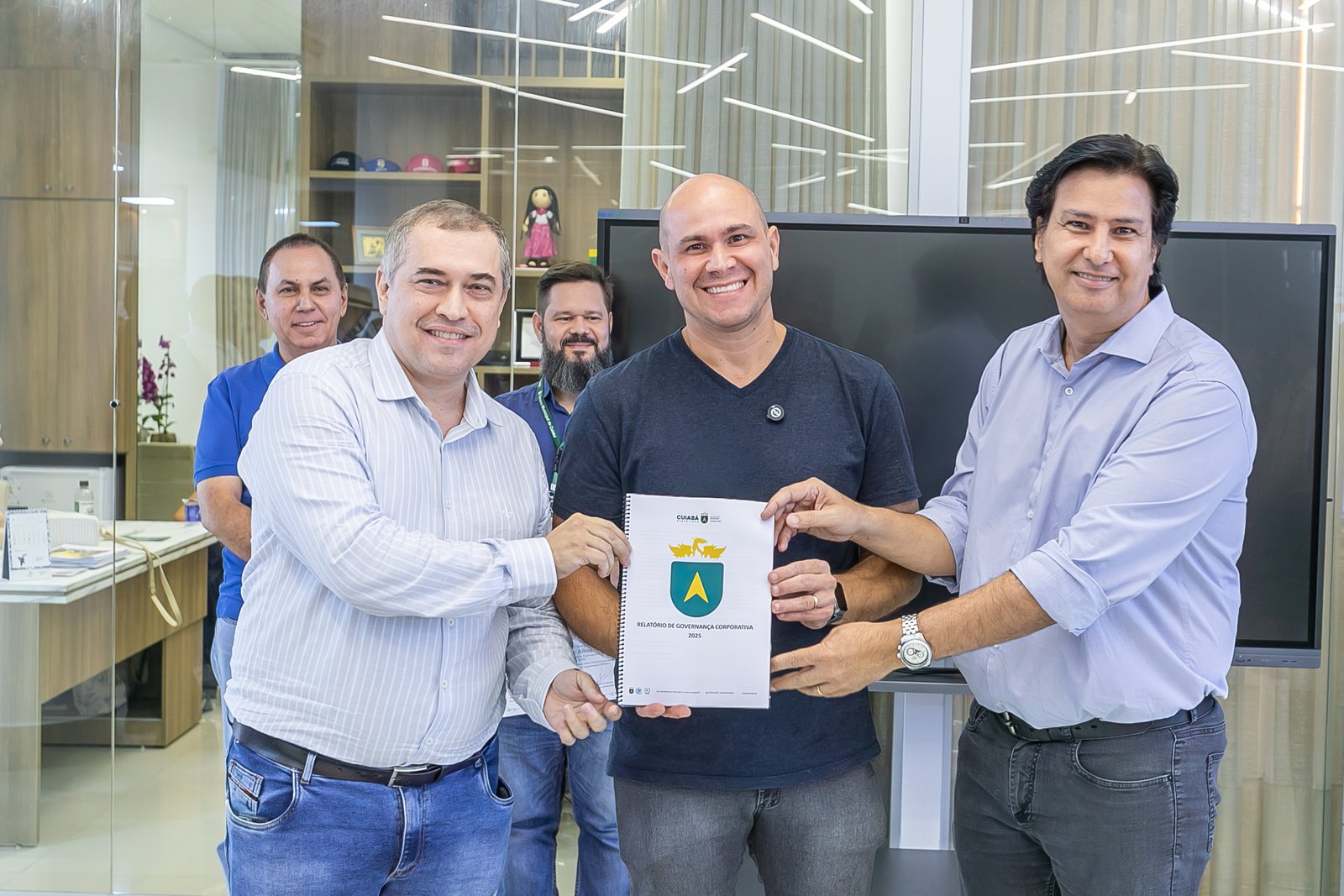 Prefeito dá posse a novos conselheiros do Cuiabá-Prev e reforça compromisso com segurança previdenciária