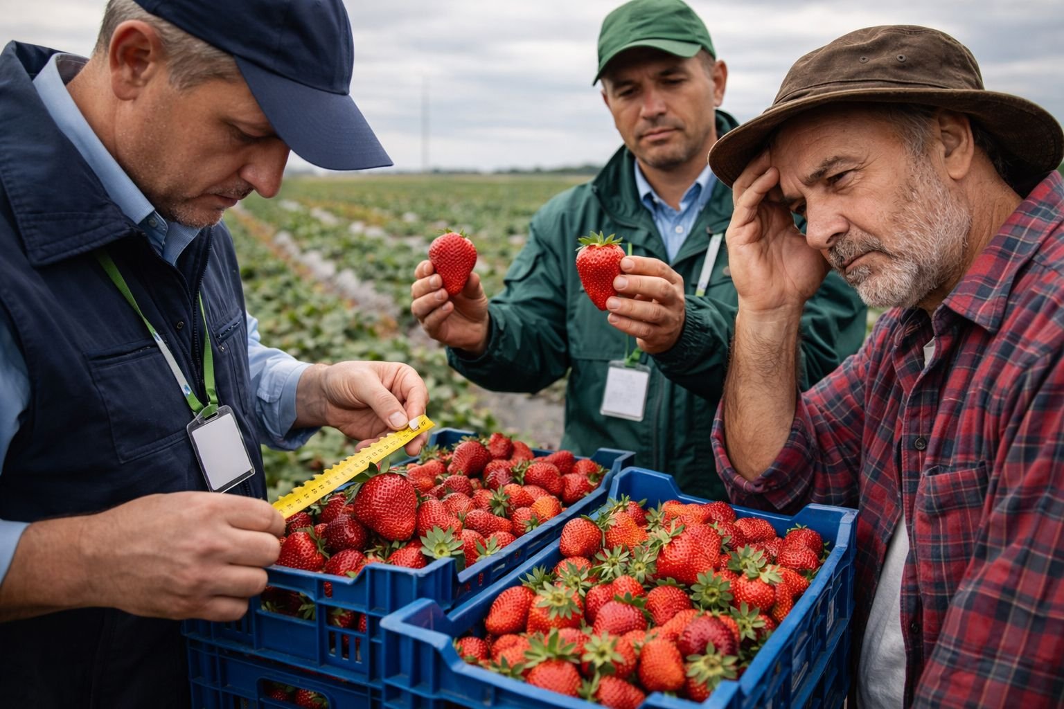 Governo impõe nova norma do morango e medida “milimétrica” revolta produtores no Brasil