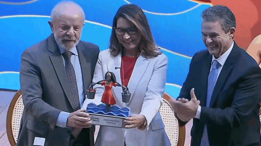 Janja recebe menção honrosa em prêmio Mulheres das Águas