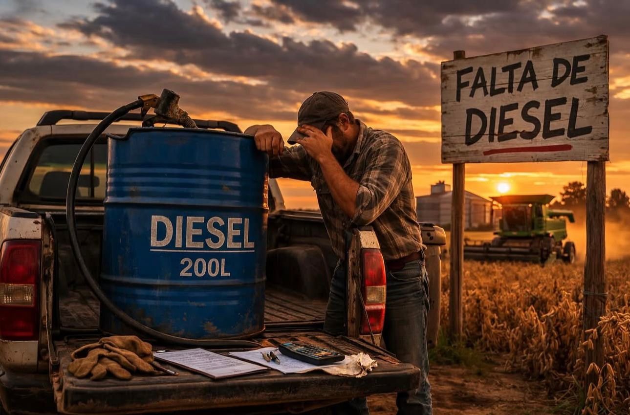 Alta do diesel pressiona estrutura financeira do agro e expõe fragilidade sistêmica, diz especialista