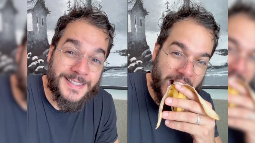 Gadêlha come banana ao citar Neymar e é chamado de racista