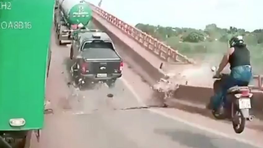 Novas imagens mostram queda de ponte que matou 17 em 2024