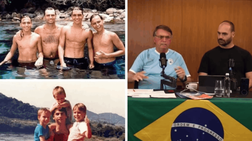 Michelle e filhos postam homenagens nos 71 anos de Bolsonaro